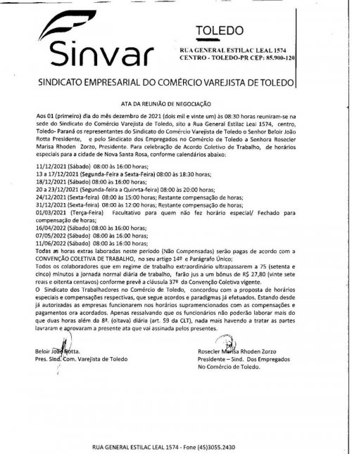 Ata - Nova Santa Rosa 